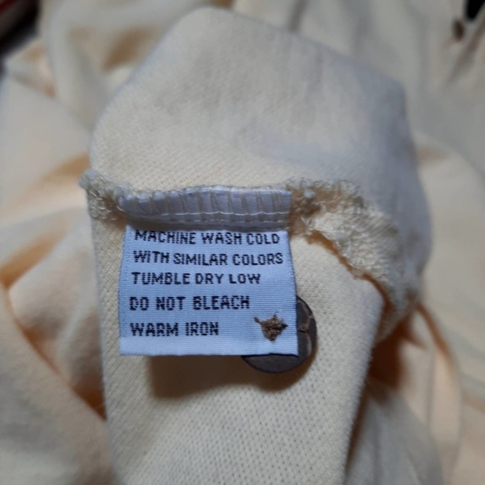 TOMMY‎ BAHAMA MENS XL YELLOW COTTON SHORT SLEEVE POLO - Picture 6 of 7